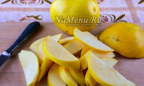 Компот из айвы и яблок Пошаговый рецепт классического компота из айвы