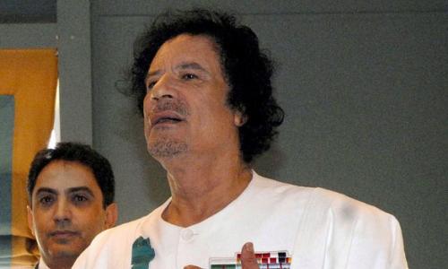 Muammar Gaddafi biografi