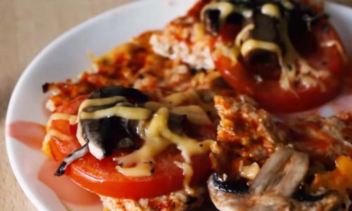 Pizza dietética - recetas Receta de pizza con nutrición saludable