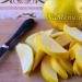 Kompot quince dan apel Resep langkah demi langkah untuk kolak quince klasik