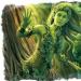 Dryad.  The myth of the dryad.  Cherished desire.  Dryad is a beautiful nymph and mountain flower of Dryads and legends